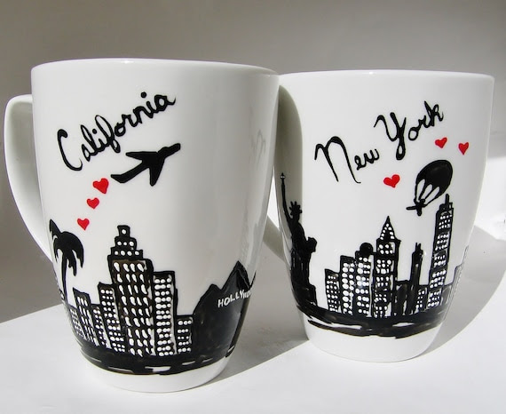 Long Distance Relationship Mug, Mother's Day Gift, State Love, Couples ...