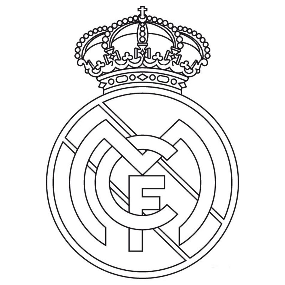 Real Madrid Logo Coloring Pages at GetColorings com Free Real Madrid Logo Coloring Pages at GetColorings com Free