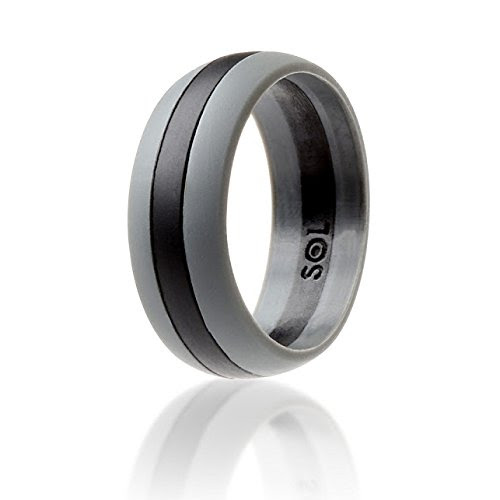 Blushing Bridezilla » Blog Archive » SOL Silicone Wedding Ring for Men – Grey