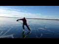 Skating on a glass lake | Viral Video UK 2016