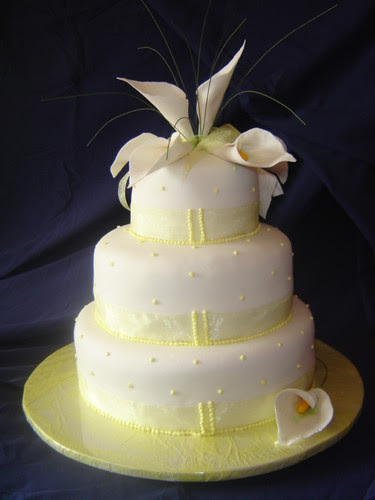 Wedding Cakes With Calla Lilies