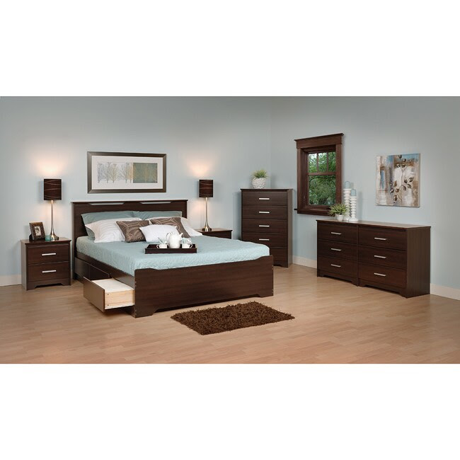 King Platform Storage Bed
