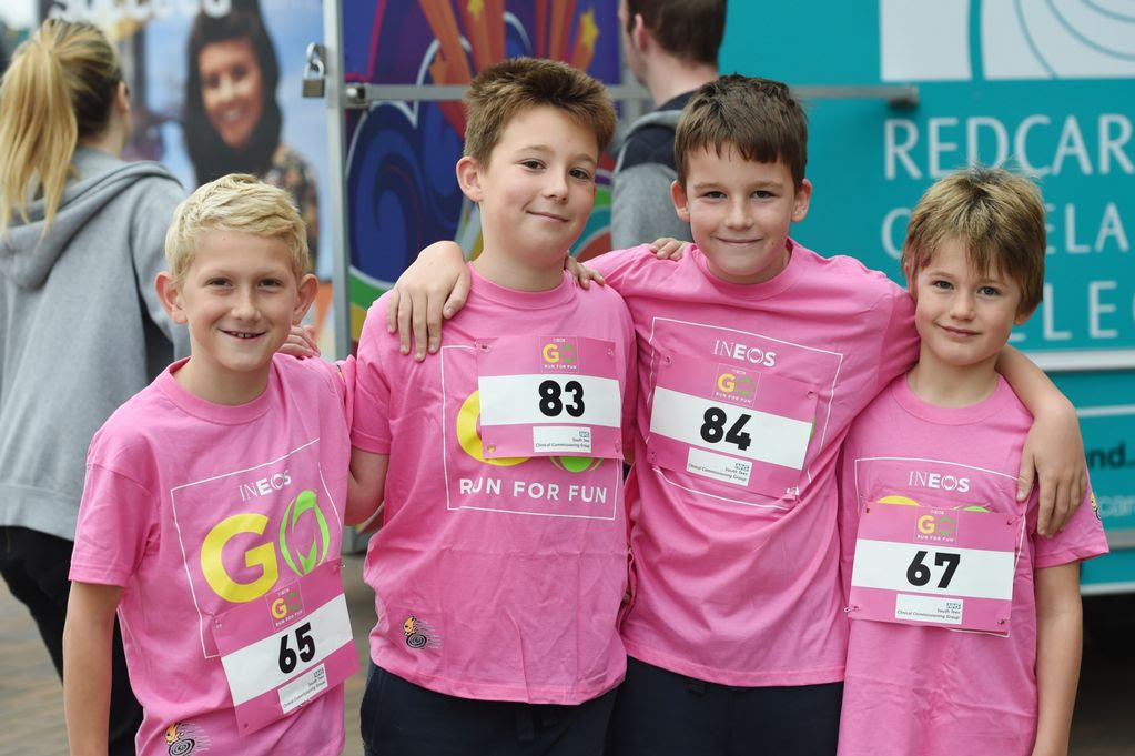 Ben Cegla, 9, Henry Barker, 10, Archie Barker, 10, and Ben Robinson, 7