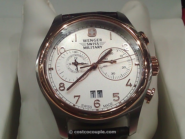 This beautiful Wenger Swiss Military Chronograph with Rose Gold ...