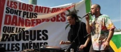 Manifestation en faveur de la dépénalisation de la consommation de cannabis