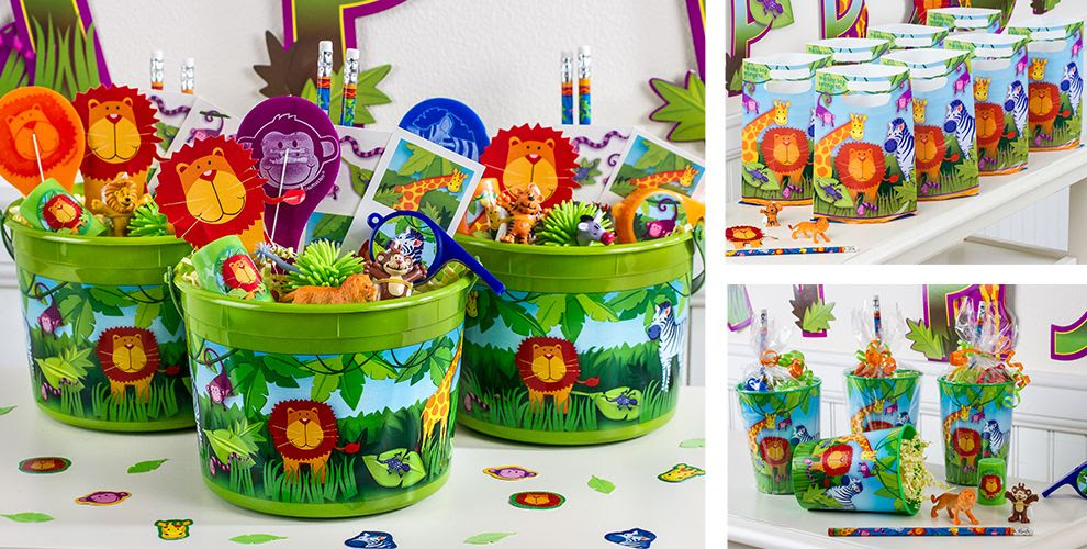 Jungle Animals Party Favors Toys Wristbands Tattoos Jungle Animals Party Favors Toys Wristbands Tattoos