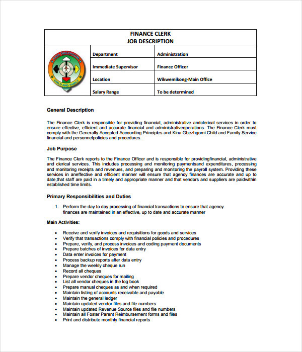 21+ Job Description Templates - Free Word, PDF Documents ...