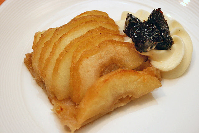 Tarte Aux Pommes Lyonnaise - Apple Tart, Prune-Armagnac Diplomat Cream