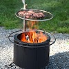 Double Flame Smokeless Fire Pit - Double Flame 15-Inch Smokeless Wood Burning Fire Pit : Ultimate Patio