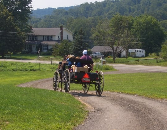 10 views of the New Wilmington PA Amish