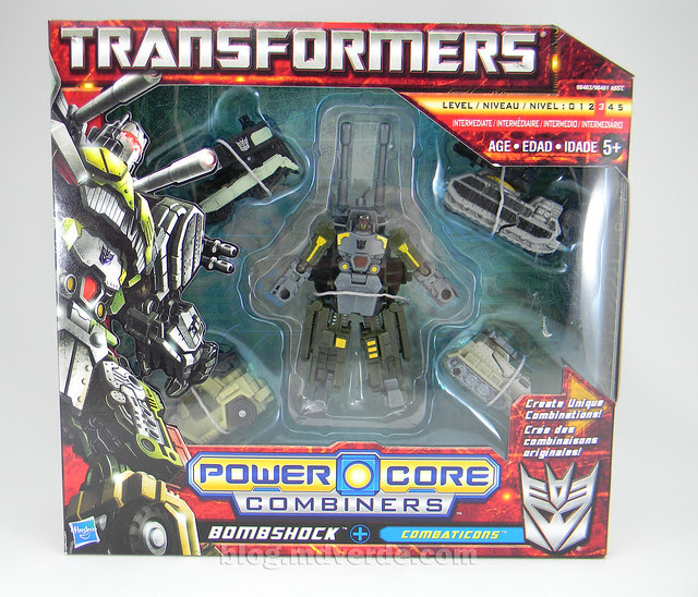 Transformers Bombshock con Combaticons Power Core Combiners - caja
