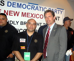 Martin Heinrich & Firefighters