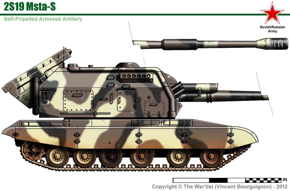 2s19 Msta S Armored Artillery
