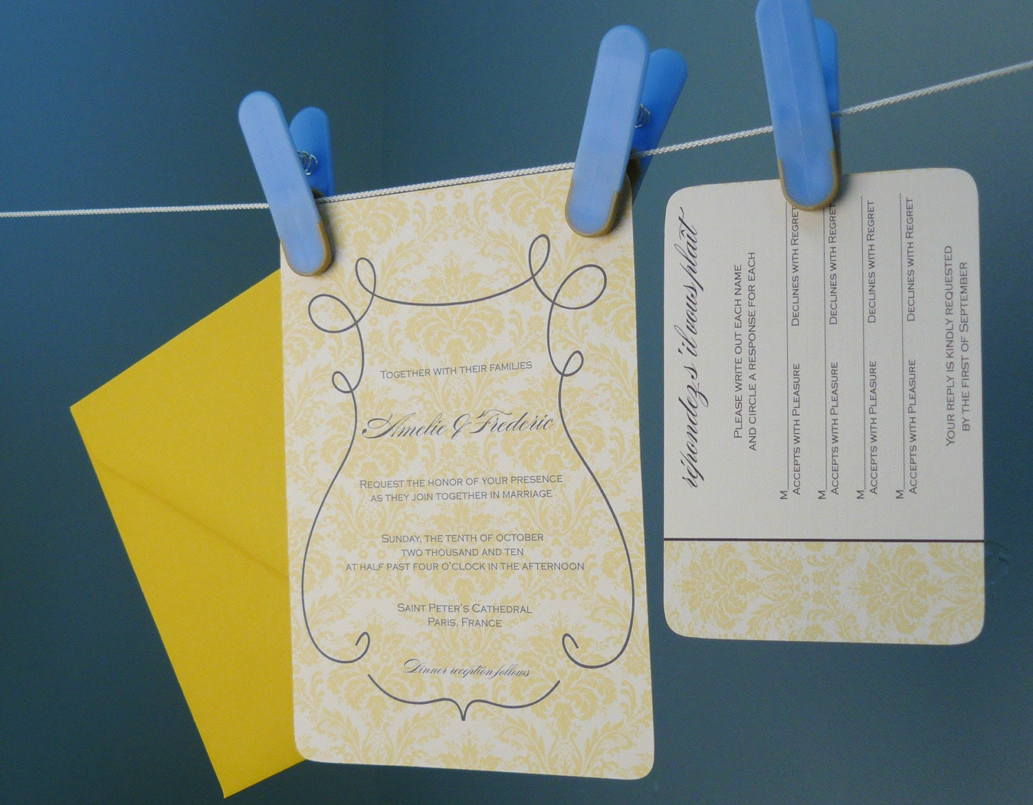 The Amelie Wedding Invitation Suite