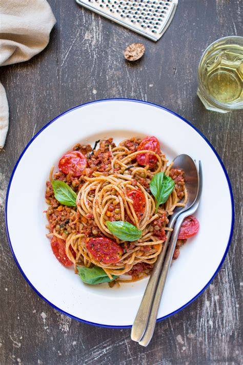 All data and statistics are based on publicly. Vegan bolognese - Lazy Cat Kitchen