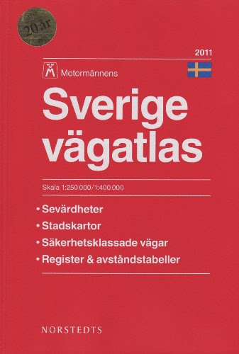 Sweden Road Atlas / Sverige Vagatlas 2011 (Swedish Edition)From Norstedts forlag AB