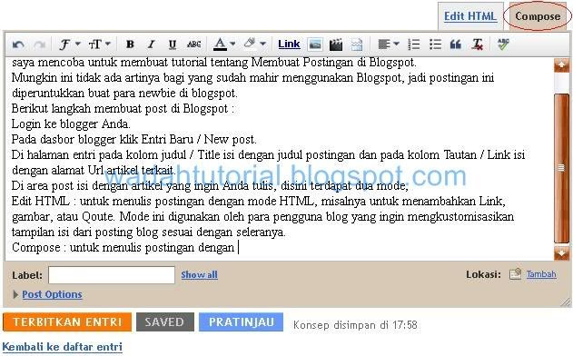 Tutorial Blog