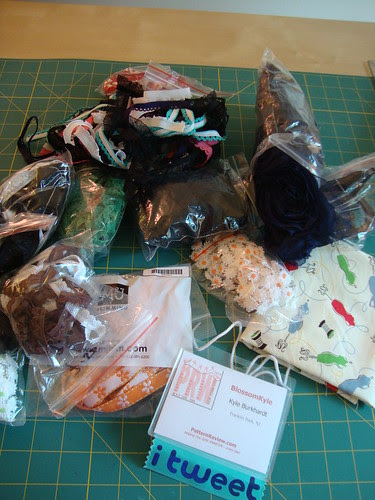 elastics, piping, buckles and my badge