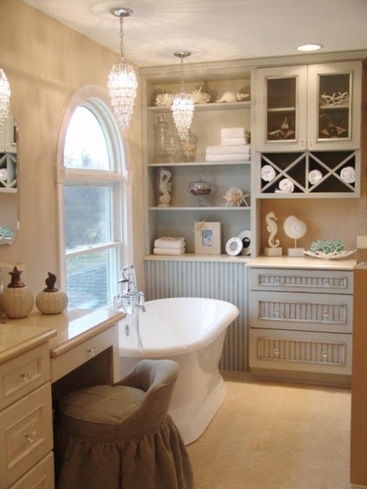 Classy Black And White Bedroom Decor / 43 Calm And Relaxing Beige Bathroom Design Ideas - DigsDigs - The first one is my favorite!