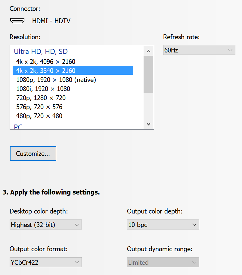 Ks8000 Pc In Game Mode Accepts Full Rgb Avs Forum