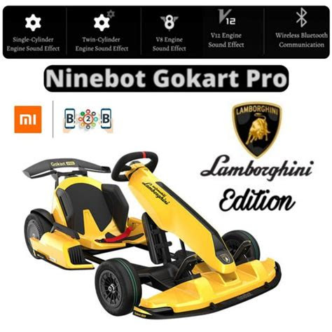 jual xiaomi ninebot gokart pro lamborghini edition full kit  segway