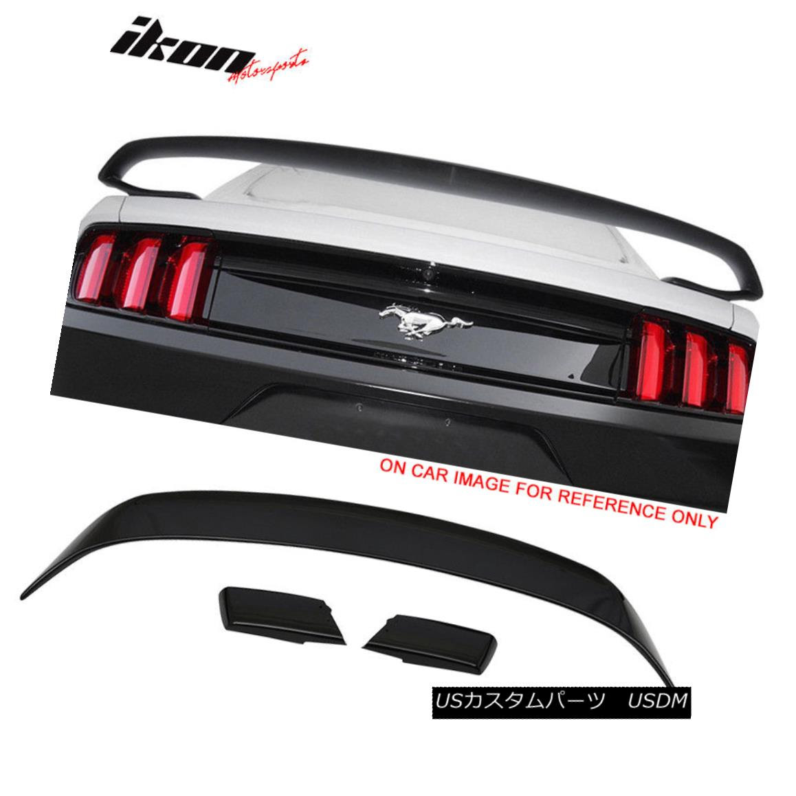 Ford Mustang V2 2dr Gt350 Painted エアロパーツ Ebony Trunk エアロパーツ Painted Ford Ua 15 17 Spoiler 15 17フォードマスタング2dr Gt350 V2塗装トランクスポイラーエボニー Ua World倉庫 店 車用品 バイク用品 車用品 パーツ 外装 エアロパーツ