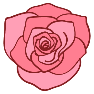 バラの花の無料素材23 花 植物イラスト Flode Illustration フロデイラスト