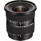 Sony DT 11-18mm f/4.5-5.6 Aspherical ED Super Wide Angle Zoom Lens for Sony Alpha Digital SLR Camera