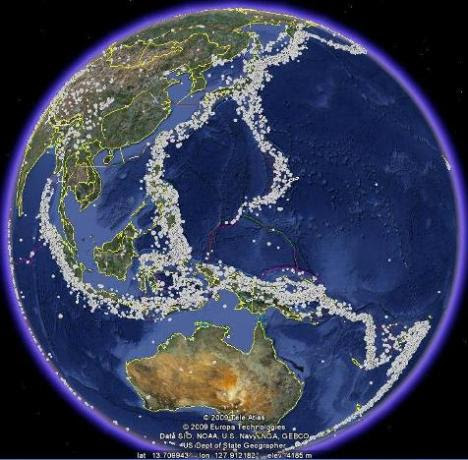 Episentrum Gempa Dunia