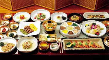 Traditional full-course dinner