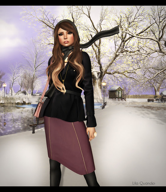 Belgravia - Alice Jacket and Leverocci - Secratary Skirt (close)