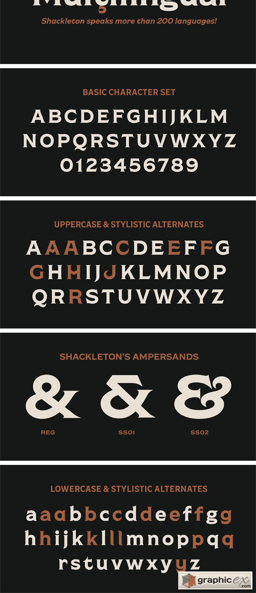 Download Shackleton Font Family » Free Download Vector Stock Image Photoshop Icon
