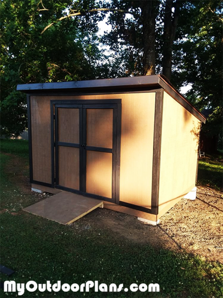 diy lean to shed 10x12 myoutdoorplans free woodworking