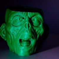 Creepy prints for halloween: Zombie Cup of doom
