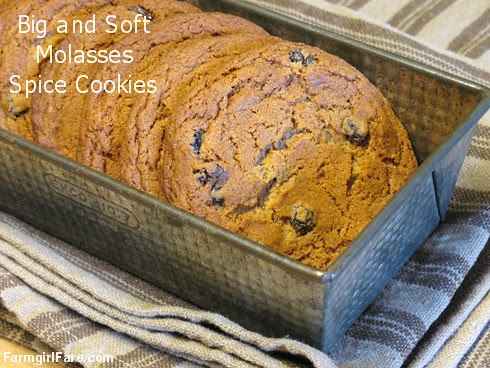 Big, Soft, and Chewy Molasses Ginger Spice Cookies