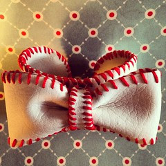 Baseball Bow Cuffs