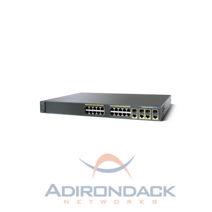 Adirondack Networks Cisco Ws C2960g 24tc L Catalyst Switch pt Gbt 4x Gbt Sfp