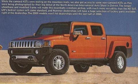 hummer pickup truck