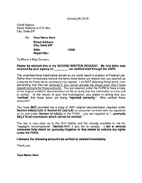 FREE 609 Credit Verification Letters | The Pickled Ginger