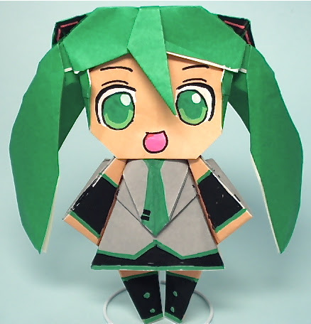 キャラ折りのススメ Chara Ori 折り紙で初音ミク はちゅねミク