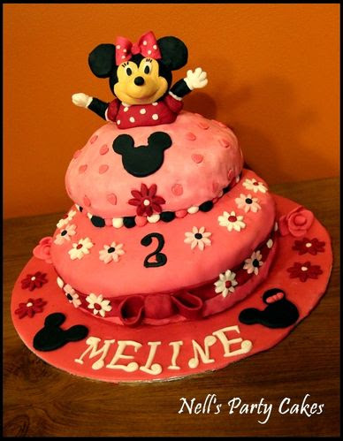 Gateau D Anniversaire Marbre Minnie Pour Les 2 Ans De Meline Nell A Chicken In The Kitchen