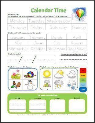  calendar worksheet for kindergarten great calendar time worksheet free