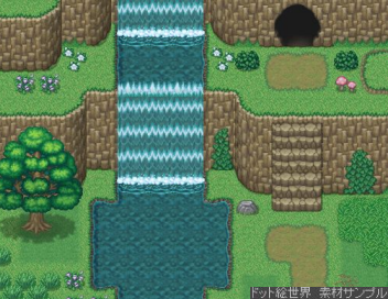 ドット絵世界：森と草原1