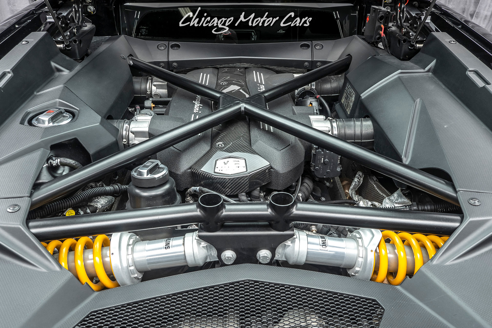 2012 Lamborghini Aventador LP700-4 Coupe TRANSPARENT ENGINE BONNET