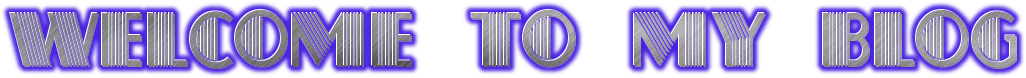 Welcome  to  my  blog