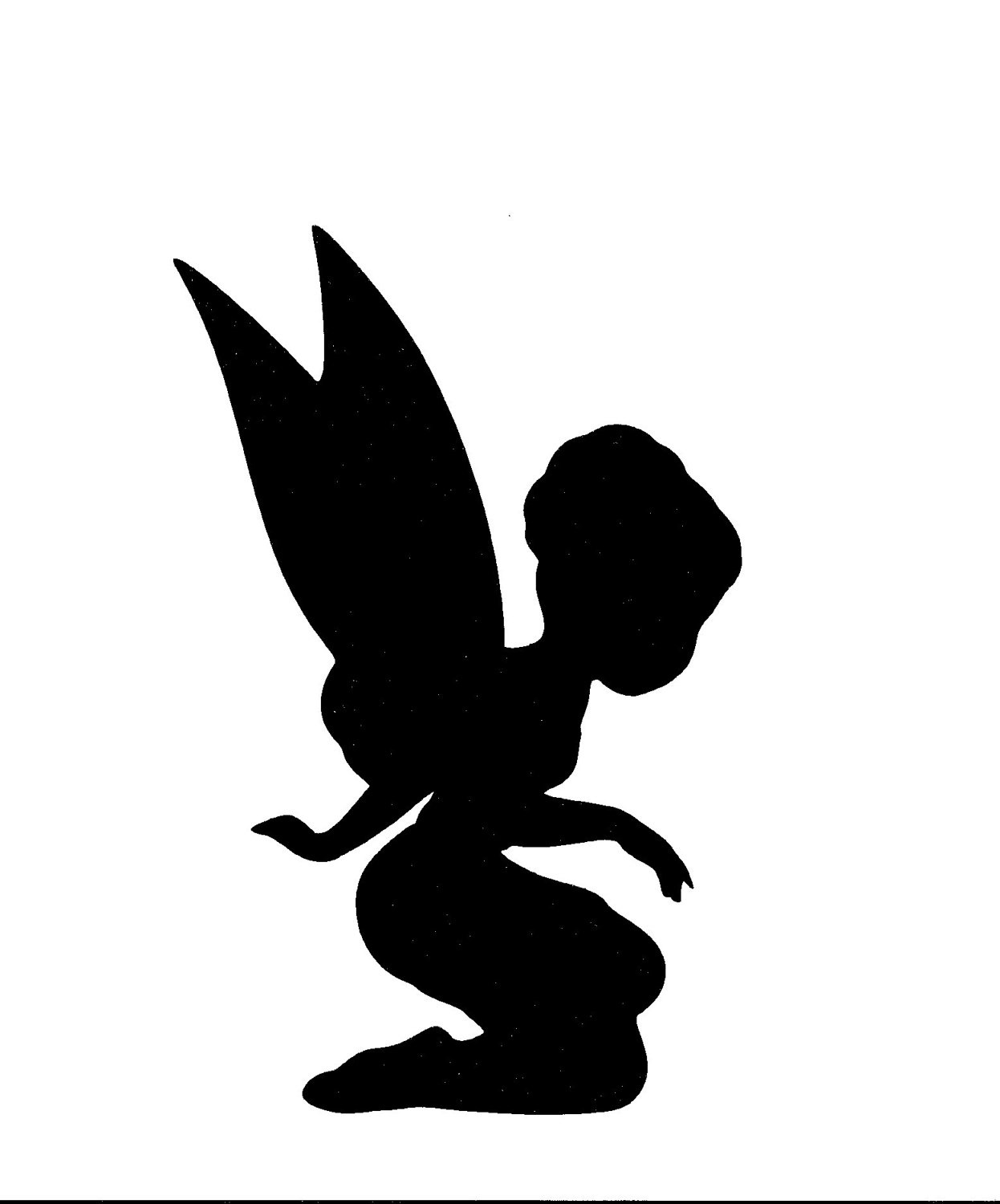 Download Free Fairy Silhouette, Download Free Clip Art, Free Clip Art on Clipart Library