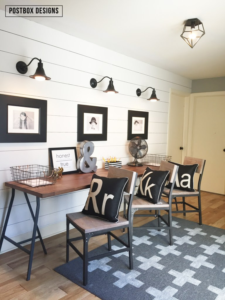 Create a Homework Station and Command Center by Postbox Designs