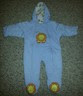 Lullababy Winter Baby Boy One Piece Hooded snowsuit Size 3-6 Months