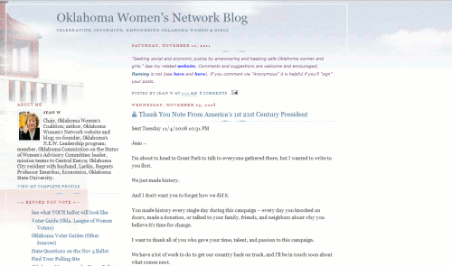 Oklahoma Women's Network Blog