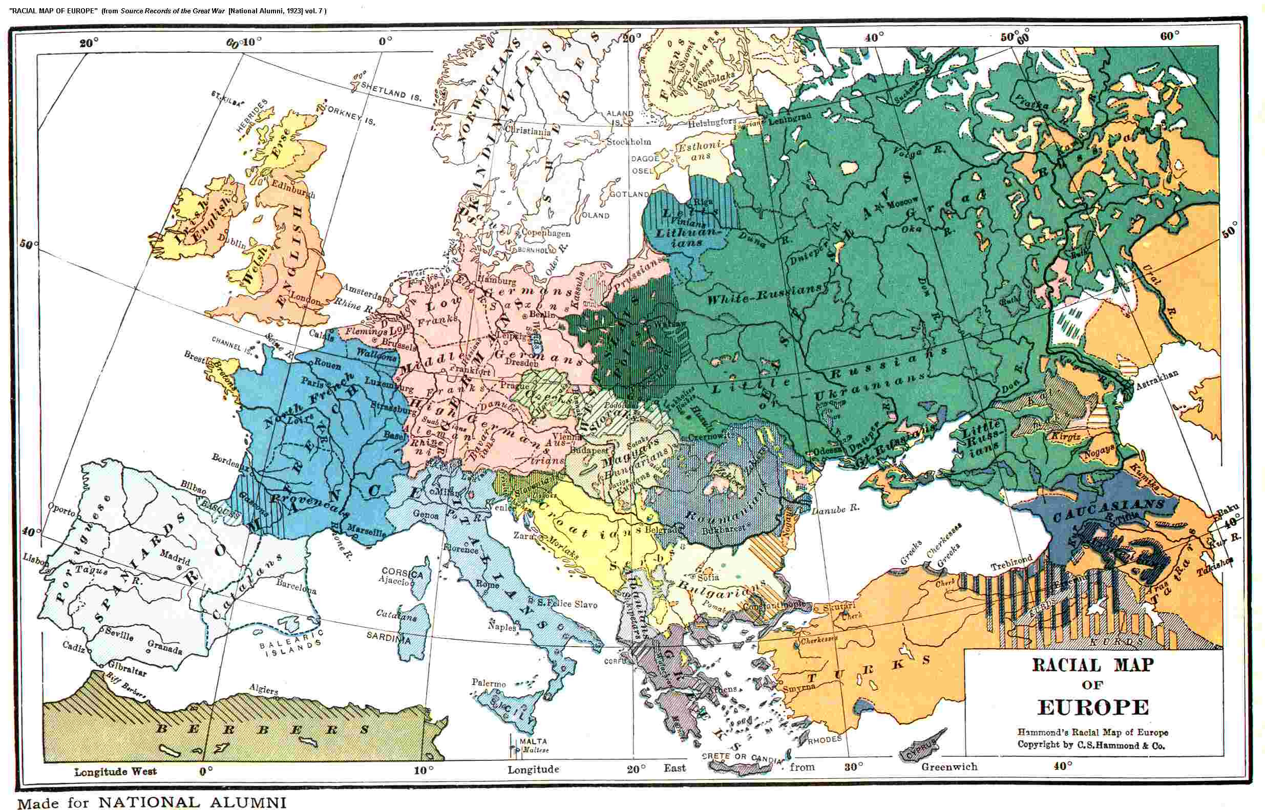 Map Of Europe 1900